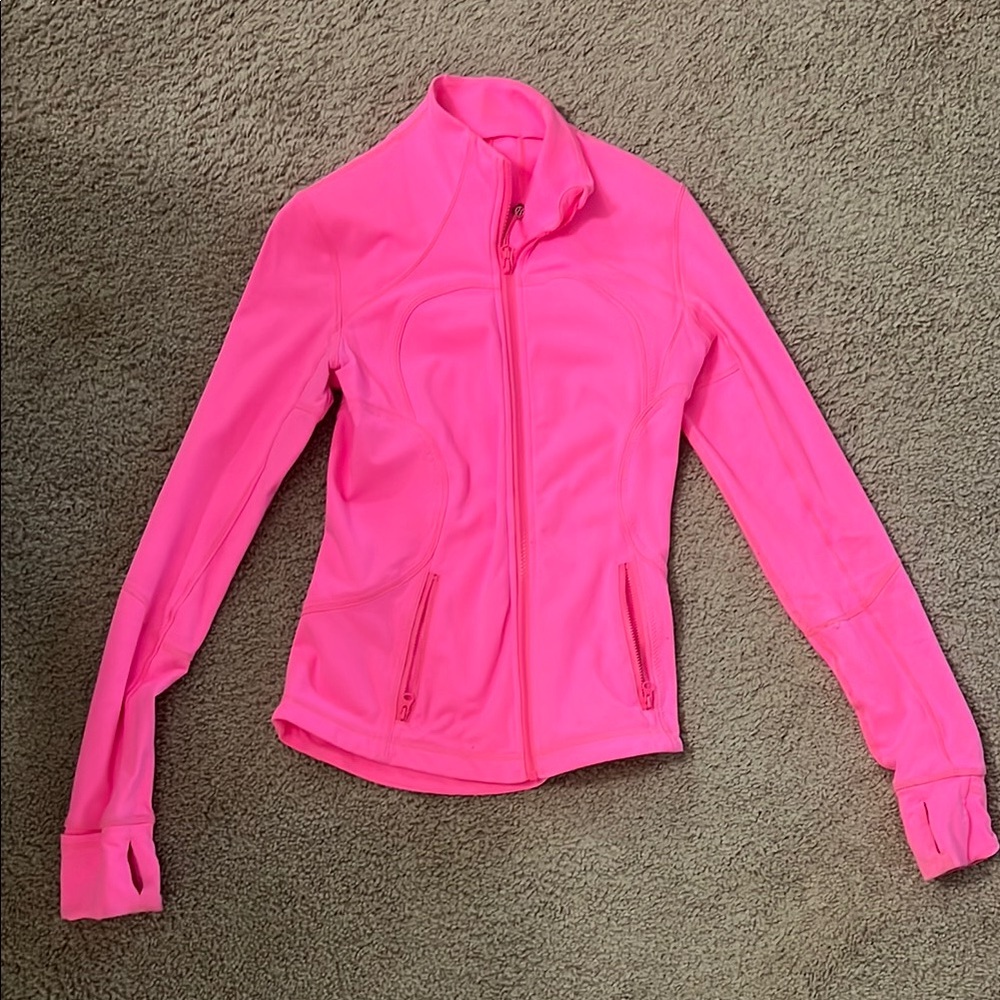 Women's pink athletic jacket